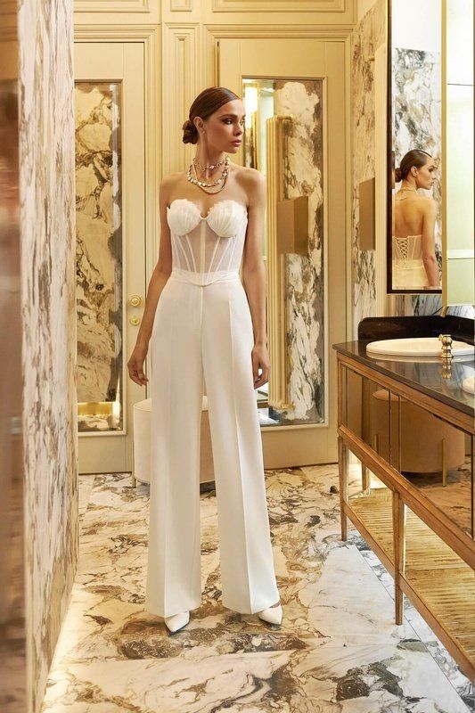 Top Lenora pants Darcy Ivory