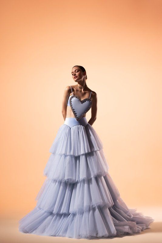 Топ Heart та спідниця Marfa Blue