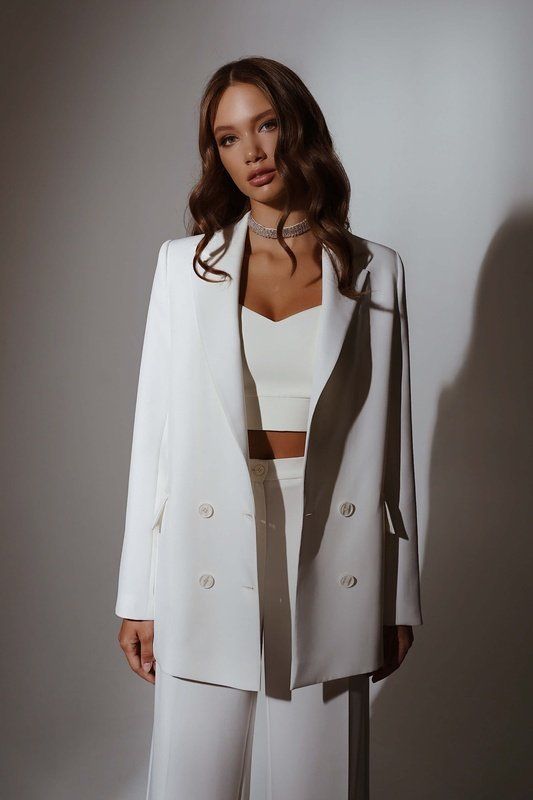 Dice Jacket Ivory