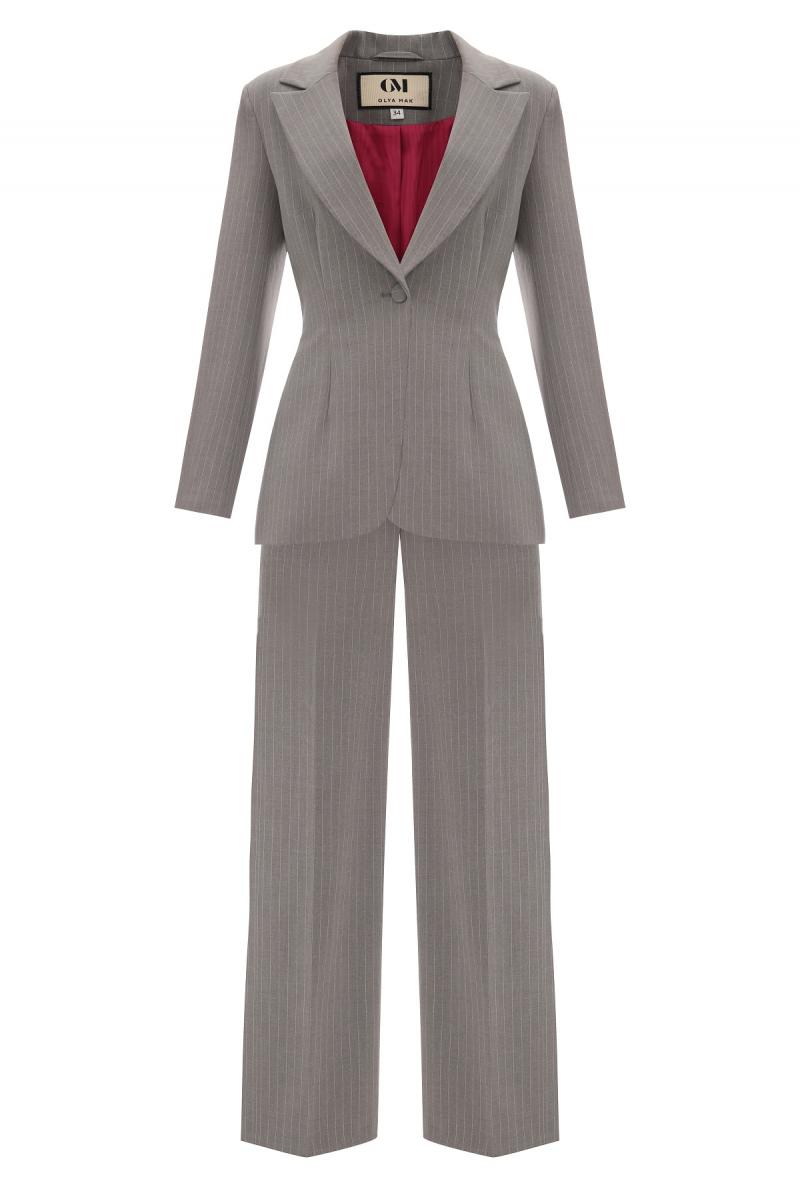 Jacket Sulivan & Pants Darcy Gray striped